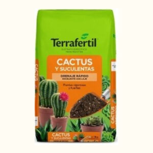 Terrafertil Sustrato Cactus es un sustrato específicamente desarrollado para el cultivo de tus Cactus y plantas crasas.