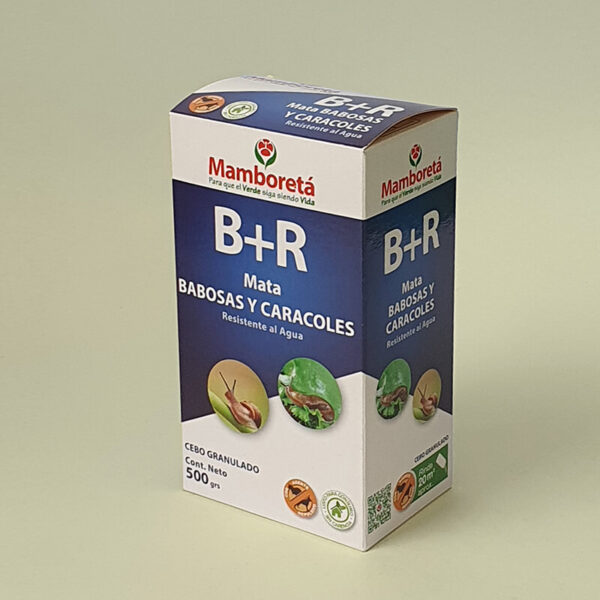 Mamboreta B + R es un producto que elimina los moluscos gasterópodos (babosas y caracoles), ideal para jardines atacados por estas plagas.