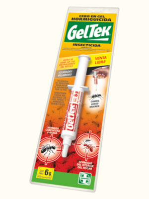 GelTek Hormiguicida en gel es un cebo específico para el control de hormigas, ideal para combatir las hormigas de los interiores del hogar.