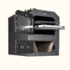 Horno a leña de calor envolvente. viene con dos parrillas y una asadera. Disponible en tres versiones, para embutir, con y sin carro.