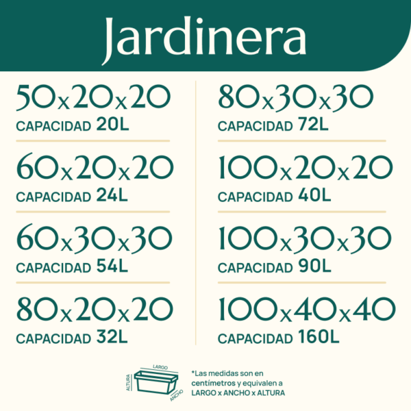 La maceta jardinera Fibrocemento es perfecta para jardines de exterior dependiendo de la decoración y el espacio de que se dispone.