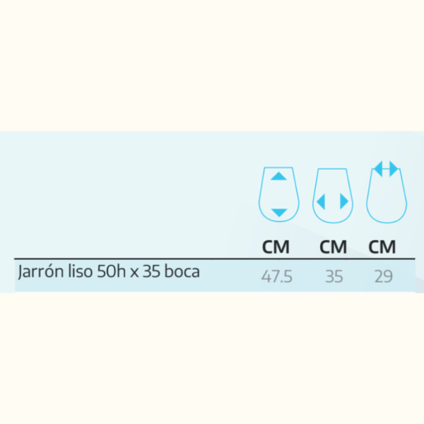 La Maceta Jarrón Liso Rotomoldeo es ultra liviana, inquebrantables, resistente a rayos UV y a altas temperaturas.