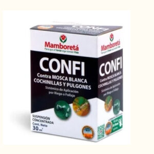 Mamboreta CONFI es un insecticida sistémico, ideal para combatir insectos chupadores que afectan frutales, hortalizas y ornamentales.