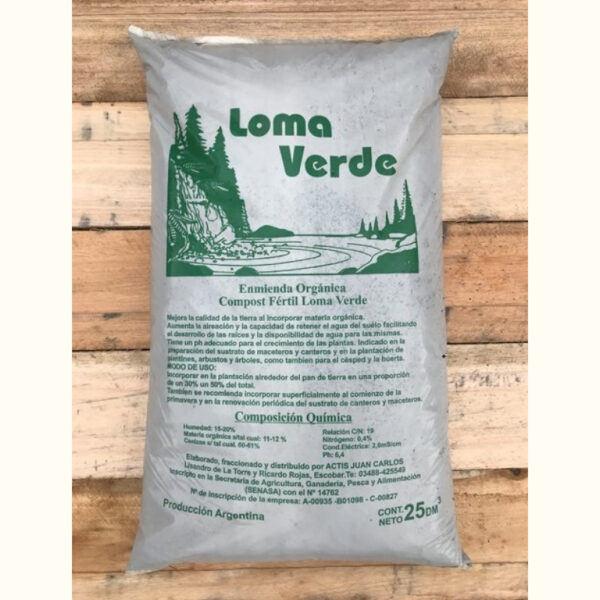 El Compost Neutro Loma Verde tiene un Ph adecuado para las plantas como plantines,arboles, arbustos y para la plantacion de cesped.